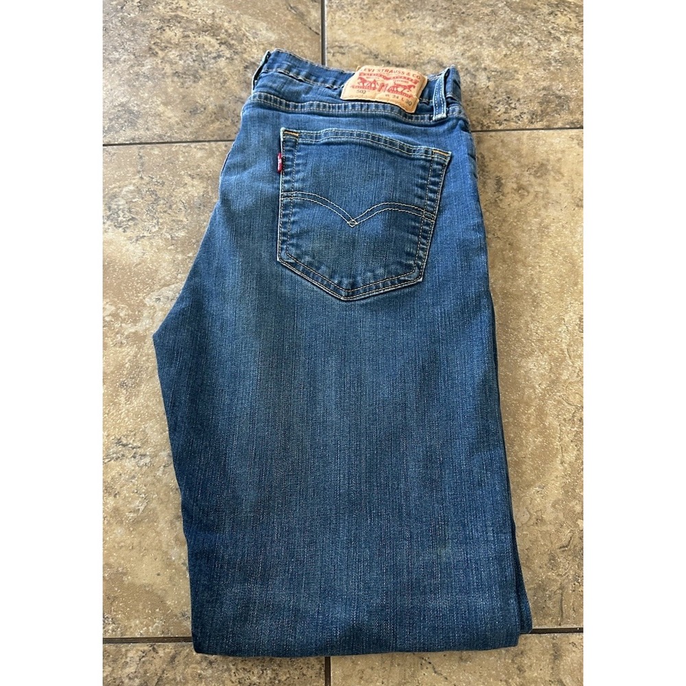 Levi's 502 Regular Taper Jeans 34X30 Men's  Fit 30X27